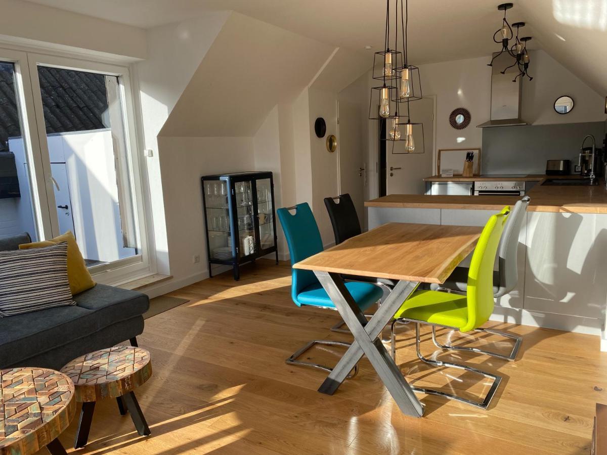 Beach House II - Penthousewohnung In Bestlage Mit Sonniger Dachterrasse Und Top Meerblick 하리슬리 외부 사진