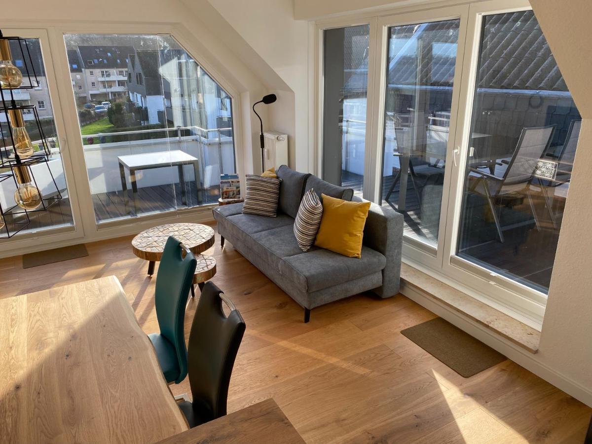 Beach House II - Penthousewohnung In Bestlage Mit Sonniger Dachterrasse Und Top Meerblick 하리슬리 외부 사진